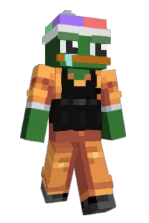 LonelyPepe Minecraft avatar full body
