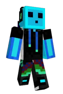Longerade Minecraft avatar full body