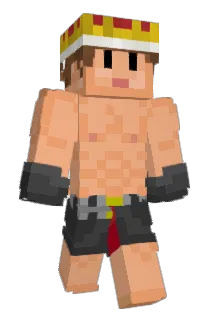 LostKingMC Minecraft avatar full body