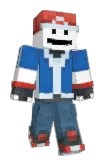 Lotics Minecraft avatar full body