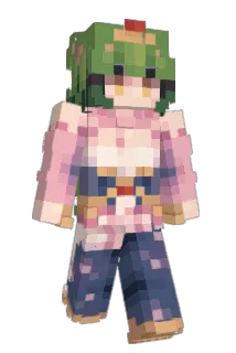 Lottieosaur Minecraft avatar full body