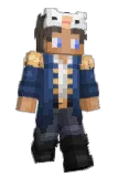Loursblan Minecraft avatar full body