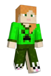LowWoww Minecraft avatar full body