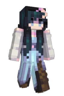 Lowkeylini Minecraft avatar full body