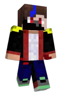Lowritten Minecraft avatar full body