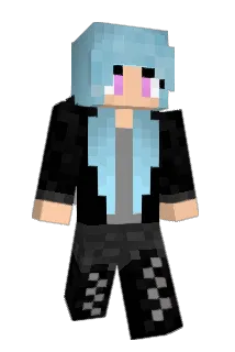 LucidBlu Minecraft avatar full body