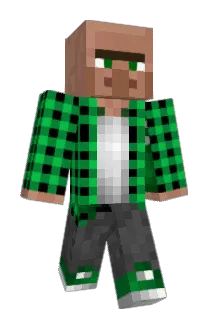 LuckyVillager Minecraft avatar full body