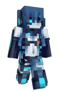 Luckymalou Minecraft avatar full body