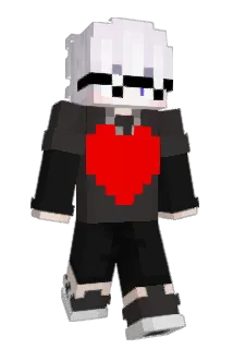 Ludisme Minecraft avatar full body