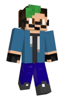 LuigiSake Minecraft avatar full body