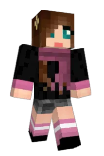 LuisaPink Minecraft avatar full body