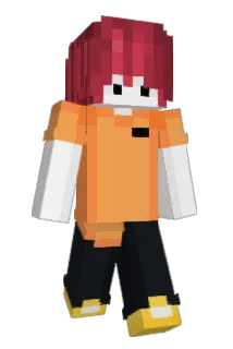 Lukutoukka Minecraft avatar full body