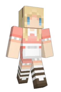 LukyGirl Minecraft avatar full body