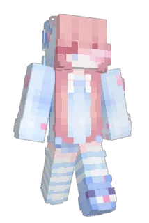 Lunalaw Minecraft avatar full body