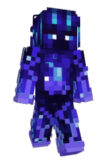 LunetteuseBlue Minecraft avatar full body