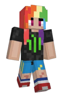 LuxGaming Minecraft avatar full body