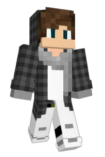 LuxLetsPlays Minecraft avatar full body