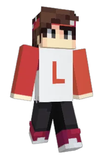 LuzoxGaming Minecraft avatar full body