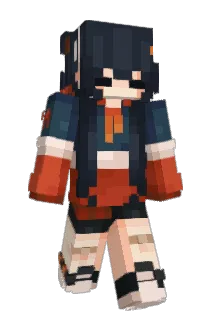 Lyasaur Minecraft avatar full body