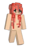 MC1RED Minecraft avatar full body