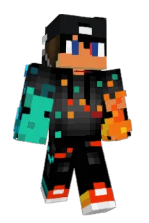 MCFireBlue Minecraft avatar full body