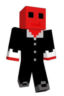 ME_RED Minecraft avatar full body