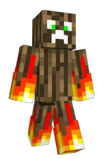 MFlying Minecraft avatar full body