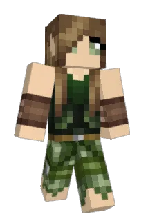 MH344 Minecraft avatar full body