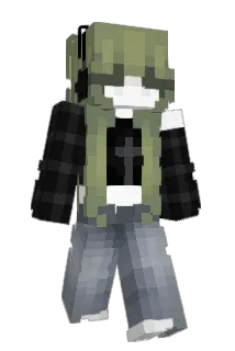 MIKUdark Minecraft avatar full body