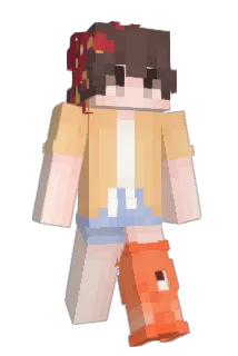 MJQ121222 Minecraft avatar full body