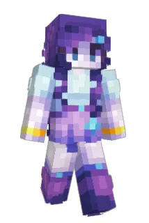 MLP_Rarity Minecraft avatar full body
