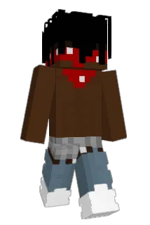Maagzweer Minecraft avatar full body