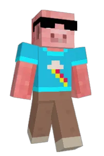 MacBurger Minecraft avatar full body