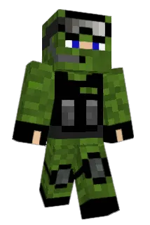 Machoir Minecraft avatar full body