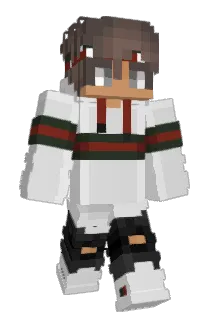 Macroed Minecraft avatar full body