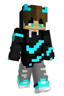 Magiczerefblack Minecraft avatar full body