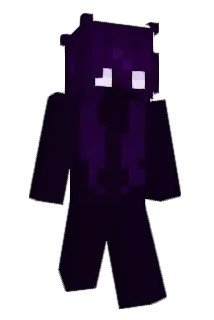 Maideninblack Minecraft avatar full body