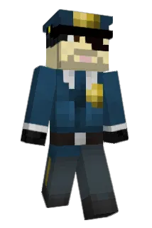 Majima_Cop Minecraft avatar full body