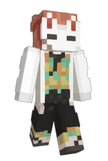MakomosFoxMask Minecraft avatar full body