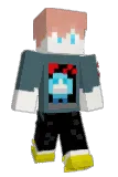 Malcosaurus Minecraft avatar full body