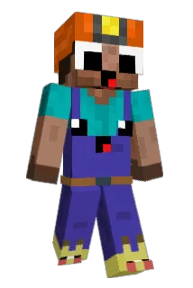 Mangiare Minecraft avatar full body
