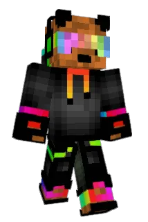 Mangled Minecraft avatar full body