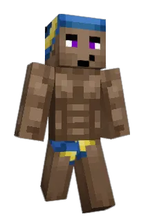 Manichin Minecraft avatar full body