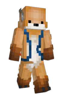 Manpear Minecraft avatar full body