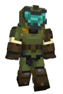Marijuhuana Minecraft avatar full body