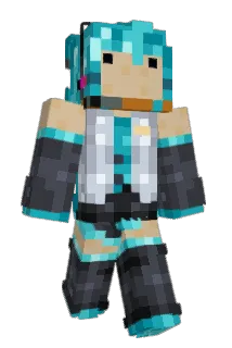 Mask_E Minecraft avatar full body