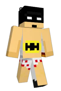 Masterbater Minecraft avatar full body