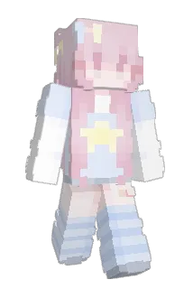 Matchablue Minecraft avatar full body
