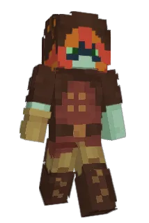 Meamaid Minecraft avatar full body