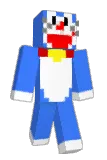 Mean Minecraft avatar full body